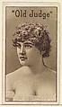 Actress from the Old Judge series (N167) for Old Judge Cigarettes, Goodwin & Company, Commercial lithograph