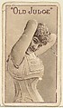 Actress from the Old Judge series (N167) for Old Judge Cigarettes, Goodwin & Company, Commercial lithograph