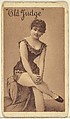 Actress from the Old Judge series (N167) for Old Judge Cigarettes, Goodwin & Company, Commercial lithograph