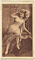 Actress from the Old Judge series (N167) for Old Judge Cigarettes, Goodwin & Company, Commercial lithograph