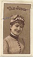 Actress from the Old Judge series (N167) for Old Judge Cigarettes, Goodwin & Company, Commercial lithograph