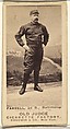 Farrell, 2nd Base, Baltimore Orioles, from the Old Judge series (N172) for Old Judge Cigarettes, Goodwin & Company, Albumen photograph