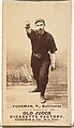 Foreman, Pitcher, Baltimore Orioles, from the Old Judge series (N172) for Old Judge Cigarettes, Goodwin & Company, Albumen photograph