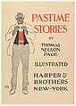 Pastime Stories, Edward Penfield  American, Commercial relief process