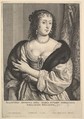 Frances Stuart, Countess of Portland, Wenceslaus Hollar Bohemian, Etching; first state of three (New Hollstein)