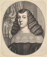 Catherine of Braganza, Wenceslaus Hollar  Bohemian, Etching; first state of four (NH)