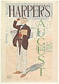 Harper's: August, Edward Penfield American, Color lithograph