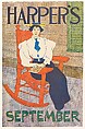 Harper's, September, Edward Penfield American, Lithograph