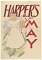 Harper's: May, Edward Penfield American, Color lithograph