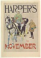 Harper's: November, Edward Penfield  American, Color lithograph