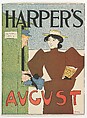 Harper's, August, Edward Penfield American, Lithograph