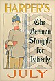 Harper's, The German Struggle for Liberty, July, Edward Penfield American, Lithograph