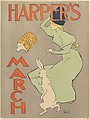 Harper's, March, Edward Penfield American, Lithograph