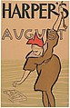 Harper's, August, Edward Penfield American, Color lithograph