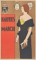Harper's, March, Edward Penfield  American, Lithograph