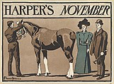 Harper's, November, Edward Penfield American, Lithograph