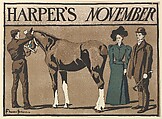 Harper's, November, Edward Penfield American, Lithograph