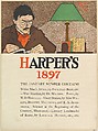 Harper's, January, Edward Penfield American, Lithograph and letterpress