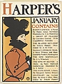 Harper's, January, Edward Penfield American, Lithograph and letterpress