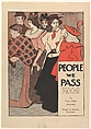 People We Pass: Stories of Life among the Masses of New York City, Edward Penfield  American, Commercial relief process and letterpress