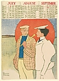 July, August, September, Edward Penfield  American, Color lithograph
