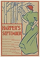 Harper's: September, Edward Penfield American, Commercial relief process and letterpress