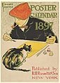 R.H. Russell Poster Calendar 1897, Edward Penfield  American, Color lithograph