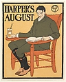 Harper's, August, Edward Penfield  American, Lithograph