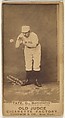 Tate, Catcher, Baltimore Orioles, from the Old Judge series (N172) for Old Judge Cigarettes, Goodwin & Company, Albumen photograph