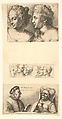 Rex et Regina de Tunis, Wenceslaus Hollar (Bohemian, Prague 1607–1677 London), Etching; second state of two; later impression