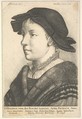 Young man wearing a hat in profile to left, Wenceslaus Hollar  Bohemian, Etching; third state of three (NH)