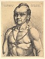 Unus Americanus ex Virginia (An American from Virginia), Wenceslaus Hollar (Bohemian, Prague 1607–1677 London), Etching; second state of two