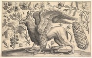 A Griffin, Wenceslaus Hollar  Bohemian, Etching, only state