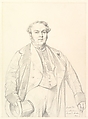 Armand Bertin, Jean Auguste Dominique Ingres French, Graphite