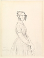 Madame Armand Bertin, née Marie-Anne-Cécile Dollfuss, Jean Auguste Dominique Ingres French, Graphite