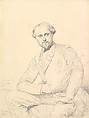 Henri Lehmann, Jean Auguste Dominique Ingres  French, Graphite