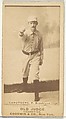 Caruthers, Pitcher, Brooklyn, from the Old Judge series (N172) for Old Judge Cigarettes, Goodwin & Company, Albumen photograph