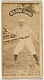 Greer, Catcher, Brooklyn, from the Old Judge series (N172) for Old Judge Cigarettes, Goodwin & Company, Albumen photograph