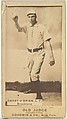 Darby O'Brien, Left Field, Brooklyn Bridegrooms, from the Old Judge series (N172) for Old Judge Cigarettes, Goodwin & Company, Albumen photograph