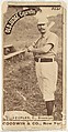 Peeples, Catcher, Brooklyn, from the Old Judge series (N172) for Old Judge Cigarettes, Goodwin & Company, Albumen photograph
