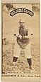 Peeples, Catcher, Brooklyn, from the Old Judge series (N172) for Old Judge Cigarettes, Goodwin & Company, Albumen photograph