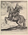 Earl of Essex on Horseback, Wenceslaus Hollar  Bohemian, Etching; first state of four