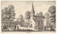 Going to Church, Wenceslaus Hollar  Bohemian, Etching; only state