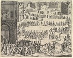 Funeral of General Johan Baptiste von Taxis (from Jules Chifflet, "Les marques d'honneur de la Maison de Tassis," Antwerp, 1645), Wenceslaus Hollar  Bohemian, Etching; first state of two.