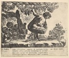 Birth of the Satyrs, Pierre Brebiette  French, Etching