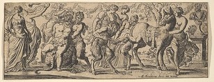 Bacchanale, Pierre Brebiette  French, Etching
