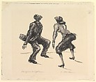 Boogie-woogie, Claude Clark, Sr.  American, Lithograph