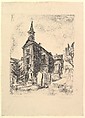 Old Swedes' Church, Claude Clark, Sr.  American, Lithograph