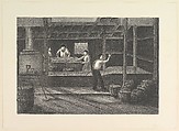 Chinese Shrimp Camp, David Paul Chun American, Lithograph