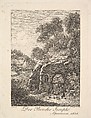 Brother Joseph in the Alps, Johann Christoph Erhard  German, Etching; third state